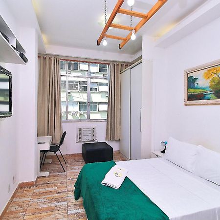 Studio Para 4 Pessoas Com Vista Mar Em Copacabana Rio de Janeiro Kültér fotó