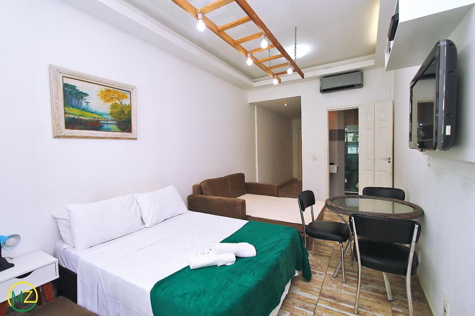 Studio Para 4 Pessoas Com Vista Mar Em Copacabana Rio de Janeiro Kültér fotó